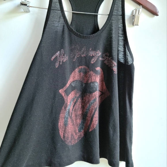 the Rolling Stones Tops - Rolling Stones Faded Racer Back Tank Top - Size US M